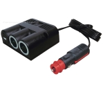 Dreifachsteckdose mit Standard USB 1 x 3000 mA