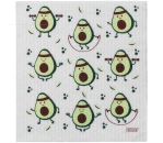 Ökologisches Schwammtuch, Avocado