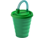 Trinkbecher mit Deckel, grün