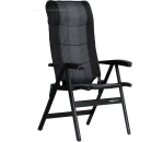 Campingstuhl Noblesse Deluxe, schwarz-silber