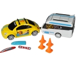 VW Beetle mit Wohnwagen, Set