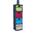 Hängeorganizer 4-fach für Faltboxen Meori, Mini