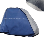 Deichselhaube Kunstleder, Grau / Grau