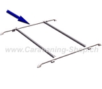 Thule Dachreling deluxe, Weiss lackiert