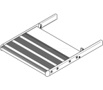 Trittbrett komplett Thule Slide-Out Step 400