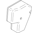 Abdeckkappe für Motor Thule Double Step 12V Alu