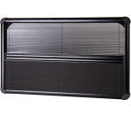 Carbest RW Style Rollo  700 x 300 mm, matt schwarz