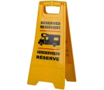Reserviert-Schild zum Aufstellen