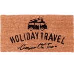 Kokosmatte, mit Druck HOLIDAY TRAVEL