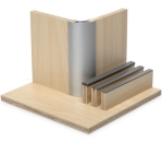 Pappelsperrholz HPL-Schichtstoff, Ahorn matt