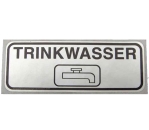 Aufkleber "Trinkwasser"