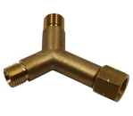 Adapter für zwei Schlauchleitungen